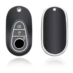 ANWB Dutch Shield Sleutelhoesje Mercedes zwart C3 Zwart-Zilver aanbieding