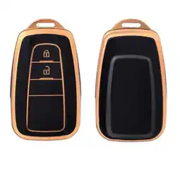 ANWB Dutch Shield Sleutelhoesje Toyota goud B2 Zwart-Goud aanbieding