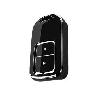 ANWB Dutch Shield Sleutelhoesje Honda zwart A2 Zwart-Zilver aanbieding