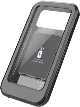 ANWB Imoshion Telefoonhouder Fiets Powerbank Zwart aanbieding