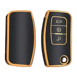 ANWB Dutch Shield Sleutelhoesje Ford goud G3 Zwart-Goud aanbieding