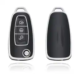ANWB Dutch Shield Sleutelhoesje Ford zwart E3 Zwart-Zilver aanbieding