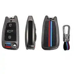 ANWB Dutch Shield Sleutelhoesje Audi Grijs C3 Grijs Zwart aanbieding