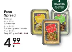 Sligro Fano Spread aanbieding