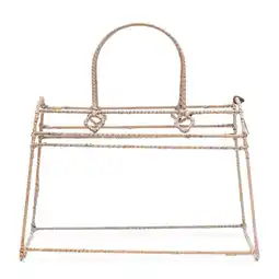 Douglas Rivièra Maison Rivièra Maison - Rosie Bag Frame, N01 - Natural, L41 - Lasio en Iron, 19x35x35 cm aanbieding