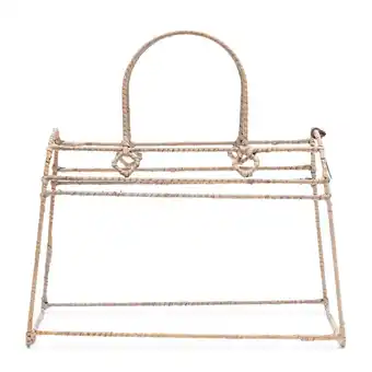 Douglas Rivièra Maison Rivièra Maison - Rosie Bag Frame, N01 - Natural, L41 - Lasio en Iron, 19x35x35 cm aanbieding