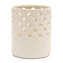 Douglas Rivièra Maison Rivièra Maison - Danae Woven Hurricane, O06 - Off White, K34 - Keramiek, 20.5 cm aanbieding