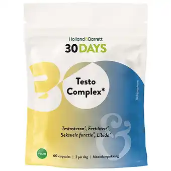 Holland & Barrett Holland & Barrett 30DAYS Testo Complex* - 60 capsules aanbieding