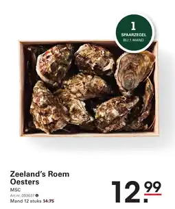 Sligro Zeeland's Roem Oesters aanbieding
