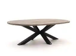 Kees Smit ROUGH-Y Ellips low dining tuintafel 240x120cm aanbieding