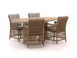 Kees Smit Manifesto Ortello/Fidenza ovaal 180cm dining tuinset 5-delig aanbieding