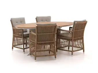 Kees Smit Manifesto Ortello/Fidenza ovaal 180cm dining tuinset 5-delig aanbieding