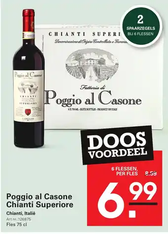 Sligro Poggio al Casone Chianti Superiore aanbieding