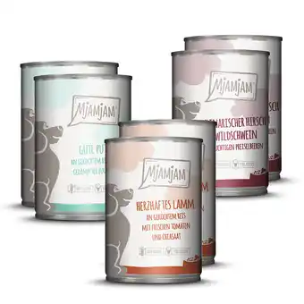 Zooplus MjAMjAM Adult Hond 6 x 400 g - Mixpakket II (3 Soorten) aanbieding