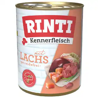 Zooplus Voordeelpakket RINTI Vlees voor fijnproevers 24 x 800 g - Zalm aanbieding