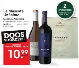 Sligro La Mascota Unánime aanbieding