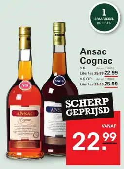 Sligro Ansac Cognac aanbieding