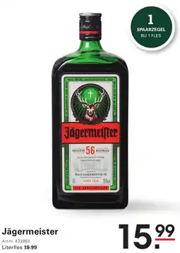 Sligro Jägermeister aanbieding