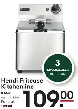 Sligro Hendi Friteuse Kitchenline aanbieding