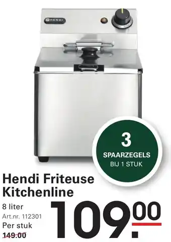 Sligro Hendi Friteuse Kitchenline aanbieding