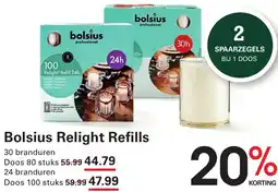 Sligro Bolsius Relight Refills aanbieding