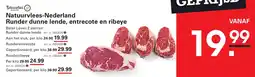 Sligro Natuurvlees-Nederland Runder dunne lende, entrecote en ribeye aanbieding