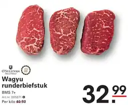Sligro Wagyu runderbiefstuk aanbieding