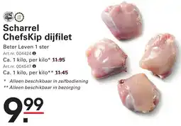 Sligro Scharrel Chefskip dijfilet aanbieding