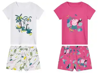 Lidl Korte kinder pyjama Peppa Pig aanbieding