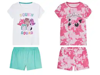 Lidl Korte kinder pyjama aanbieding