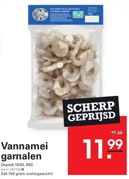 Sligro Vannamei garnalen aanbieding