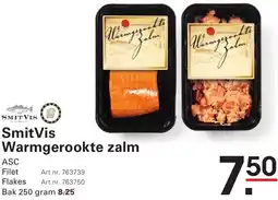 Sligro SmitVis Warmgerookte zalm aanbieding