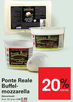 Sligro Ponte Reale Buffelmozzarella aanbieding