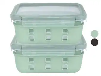 Lidl LIVARNO home Glazen lunchboxenset aanbieding