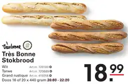 Sligro Très Bonne Stokbrood aanbieding
