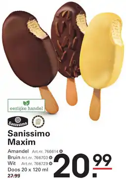Sligro Sanissimo Maxim aanbieding