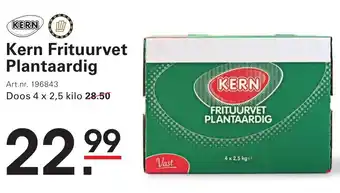 Sligro Kern Frituurvet Plantaardig aanbieding