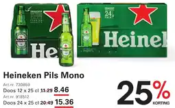 Sligro Heineken Pils Mono aanbieding