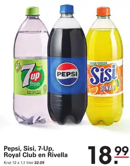 Sligro Pepsi, Sisi, 7-Up, Royal Club en Rivella aanbieding