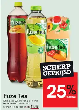 Sligro Fuze Tea aanbieding