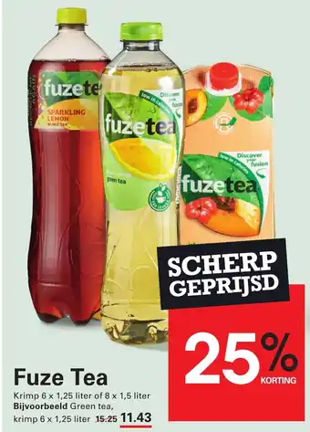 Sligro Fuze Tea aanbieding