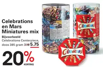Sligro Celebrations en Mars Miniatures mix aanbieding