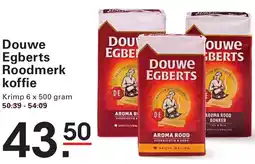 Sligro Douwe Egberts Roodmerk koffie aanbieding
