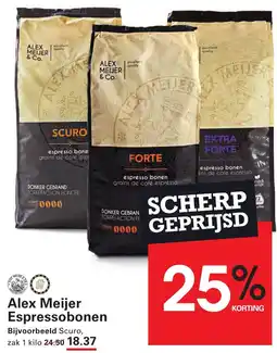 Sligro Alex Meijer Espressobonen aanbieding