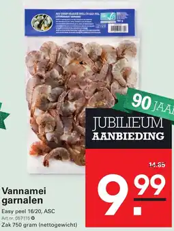 Sligro Vannamei garnalen aanbieding