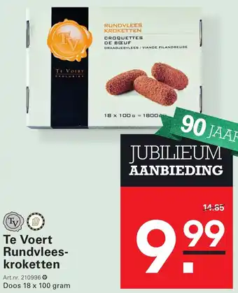 Sligro Te Voert Rundvlees Kroketten aanbieding