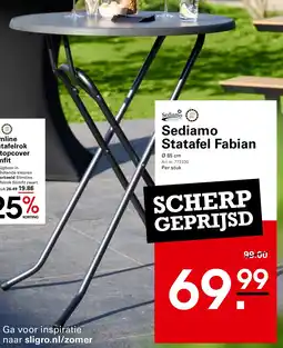 Sligro Sediamo Statafel Fabian aanbieding