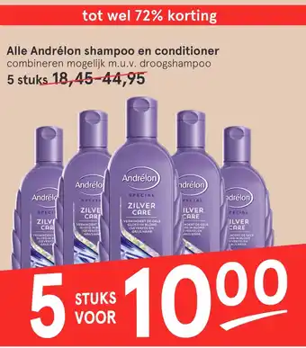 Etos Alle Andrélon shampoo en conditioner aanbieding