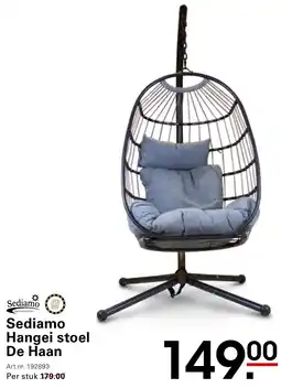 Sligro Sediamo Hangei stoel De Haan aanbieding
