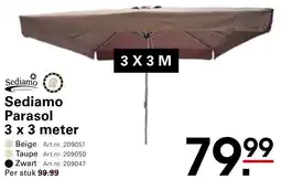 Sligro Sediamo Parasol aanbieding